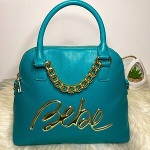 🐳BEBE®Gorgeous Blue and Gold Alma Style 👗